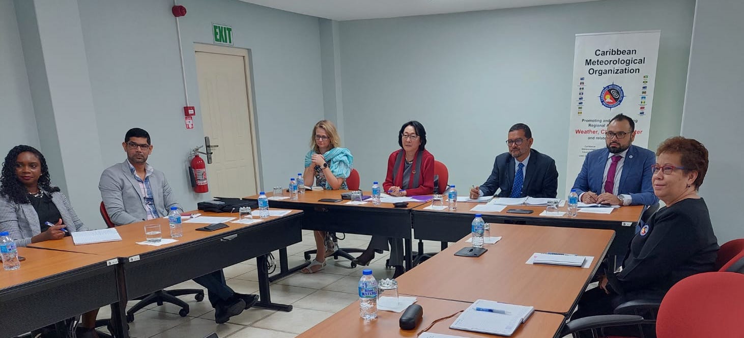 Ms Mami Mizutori, Head of UNDRR, Mr Raul Salazar, and delegation